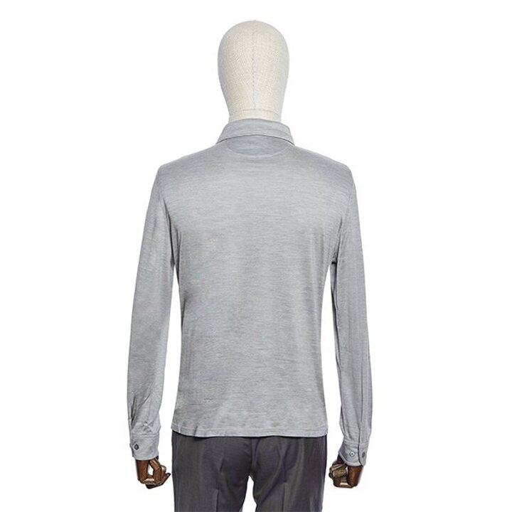 (대구신세계)S/S 아이스그레이 실크 긴팔 져지 티셔츠 PNAMTT06A