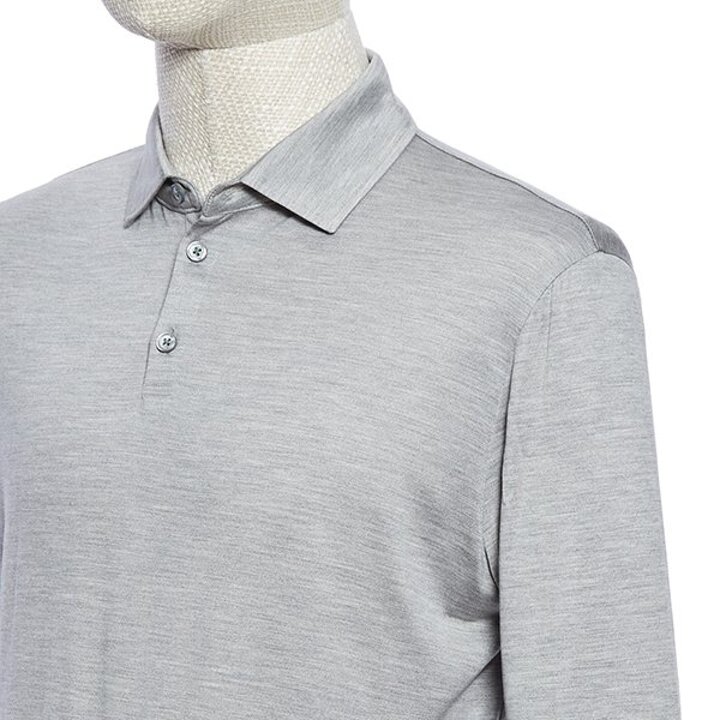 (대구신세계)S/S 아이스그레이 실크 긴팔 져지 티셔츠 PNAMTT06A