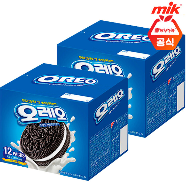 동서 오레오 화이트크림 600g x 2개