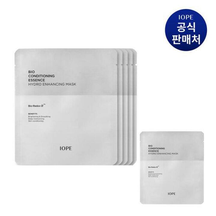 아이오페 바이오에센스 하이드로  인핸싱 마스크  5매