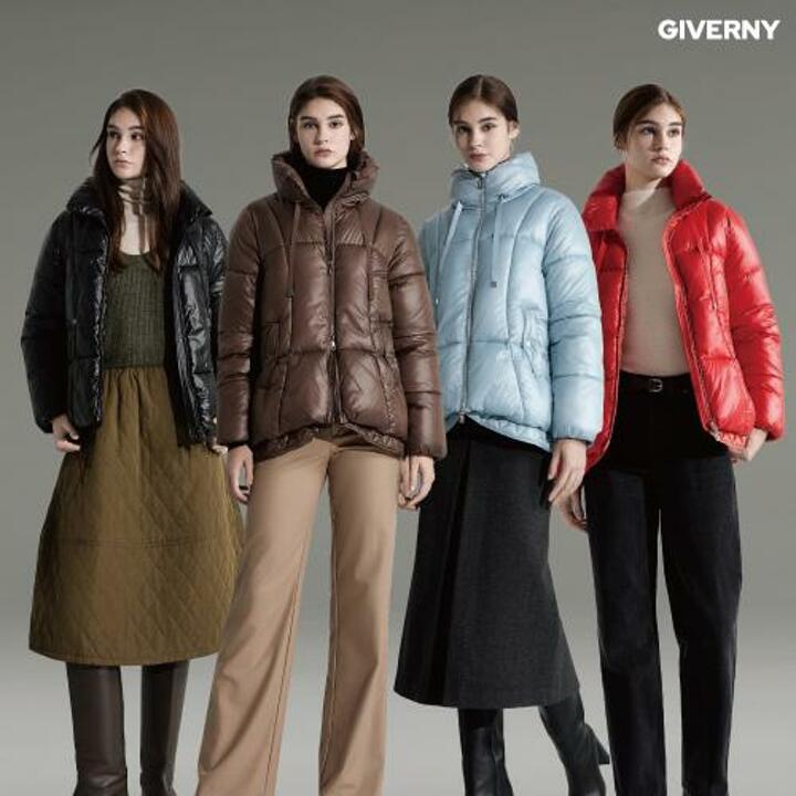 25FW 지베르니 글로시 패딩 