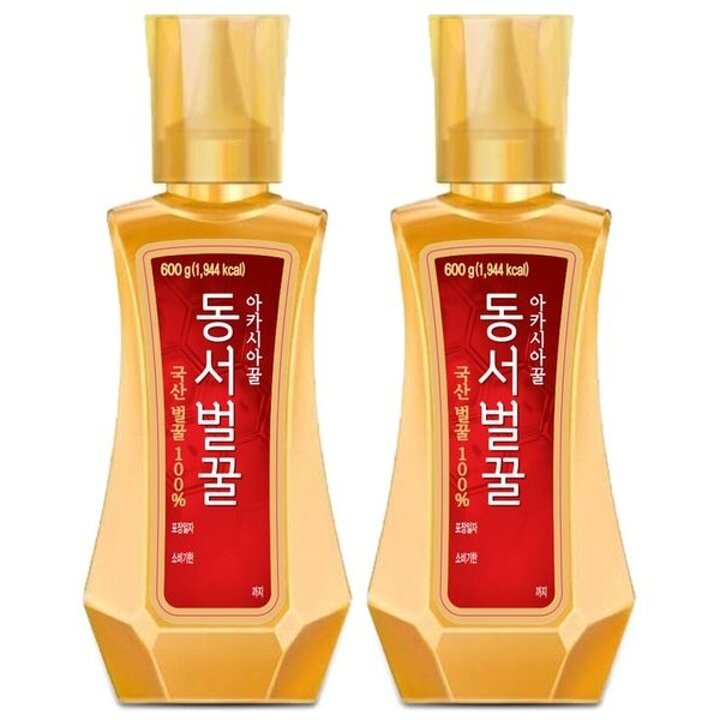 동서벌꿀 아카시아꿀 600gX2개[32626231]