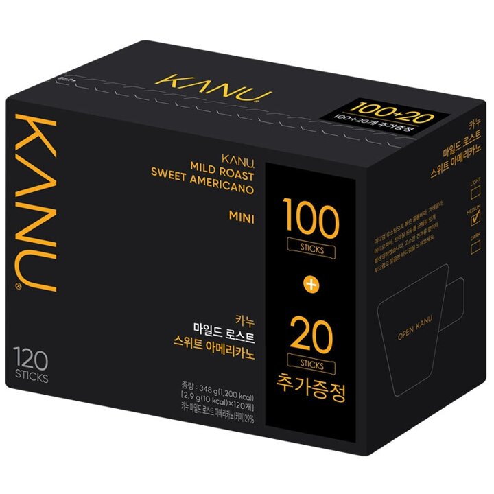 맥심 카누 마일드 스위트 미니 100T+20T