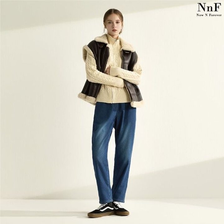 NNF 릴렉스핏 기모 데님 팬츠 3종[35365416]