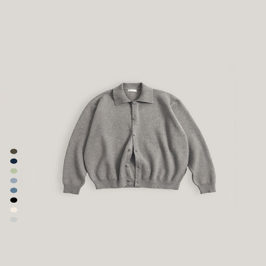 랩 버튼 칼라 가디건8COLOR