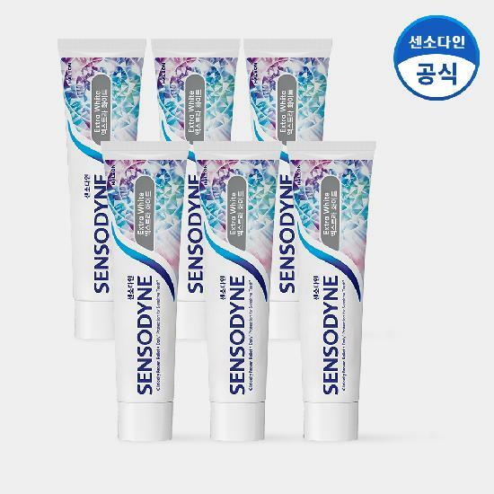 센소다인 엑스트라 화이트 민감성 치약 120g x6개