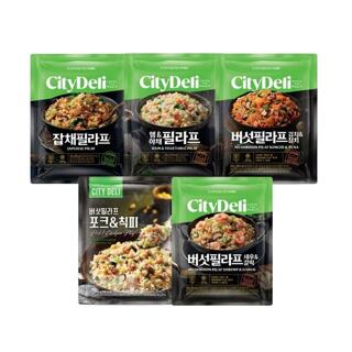 (G)시티델리 풍미가득 볶음밥 5종 15봉 (김치/새우/포크/잡채/햄야채)