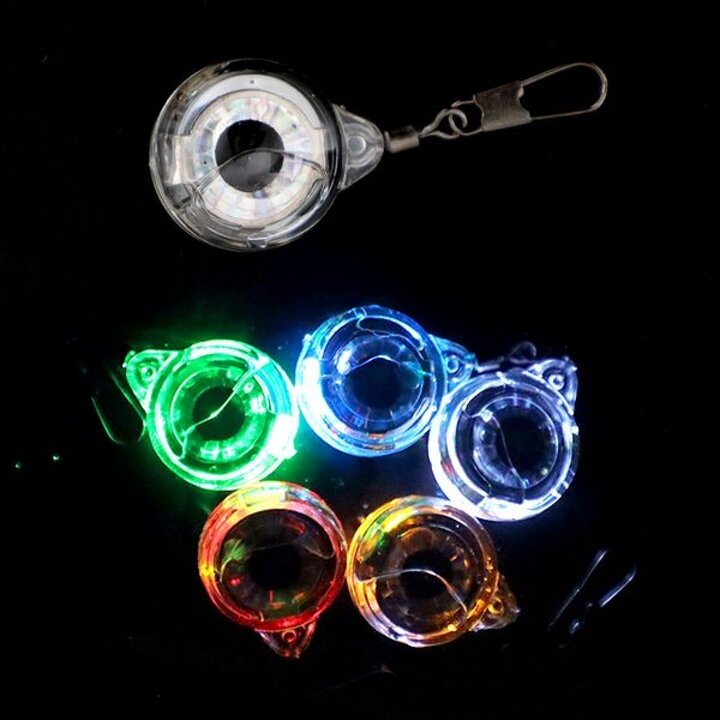 [하프클럽/머털낚시]촉촉 LED 왕눈이 눈알 집어등 단색 5컬러 LED 수중램프 갈치..