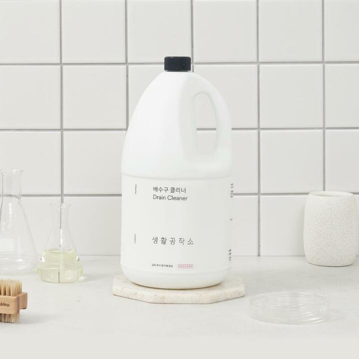 [생활공작소] 배수구클리너 (배수구 세정제) 대용량 3L x 4개