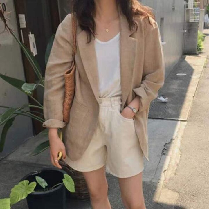 정장자켓 오피스룩 코트 테일러드자켓 아우터 코디