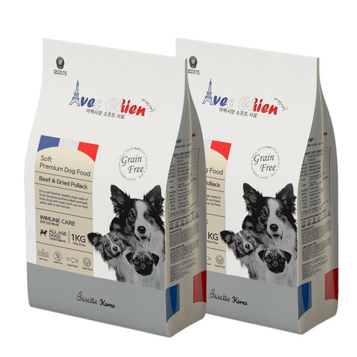 아벡시앙 소프트 프리미엄 사료 2kg(애견 강아지 노견 사료)