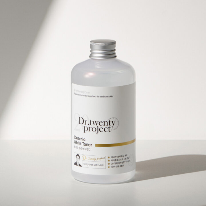 닥터트웬티프로젝트 클리어닉 화이트 토너 500ml