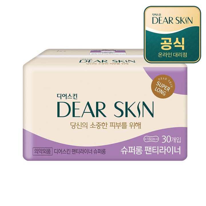깨끗한나라 디어스킨 에어엠보 슈퍼롱 라이너 뉴 30개입