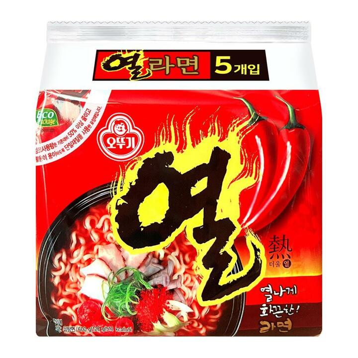 오뚜기 열라면 120g 5봉