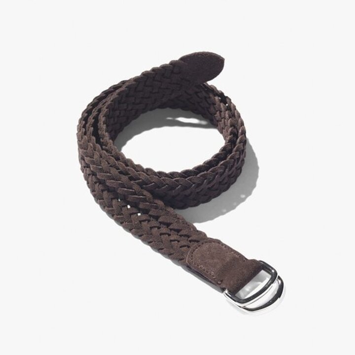 (신세계센텀점)SANTA TRINITA /산타 트리니타/WOVEN SUEDE CALF LEATHER BELT DRING/TAC1M80006A06