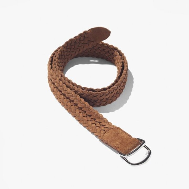 (신세계센텀점)SANTA TRINITA /산타 트리니타/WOVEN SUEDE CALF LEATHER BELT DRING/TAC1M80006A06