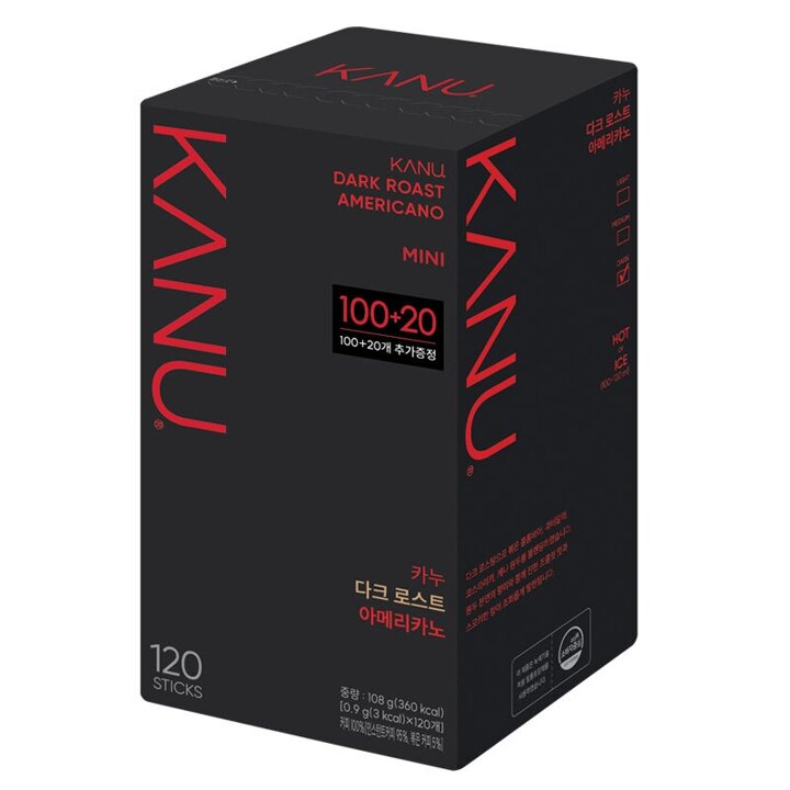 맥심 카누 다크미니 100T+20T
