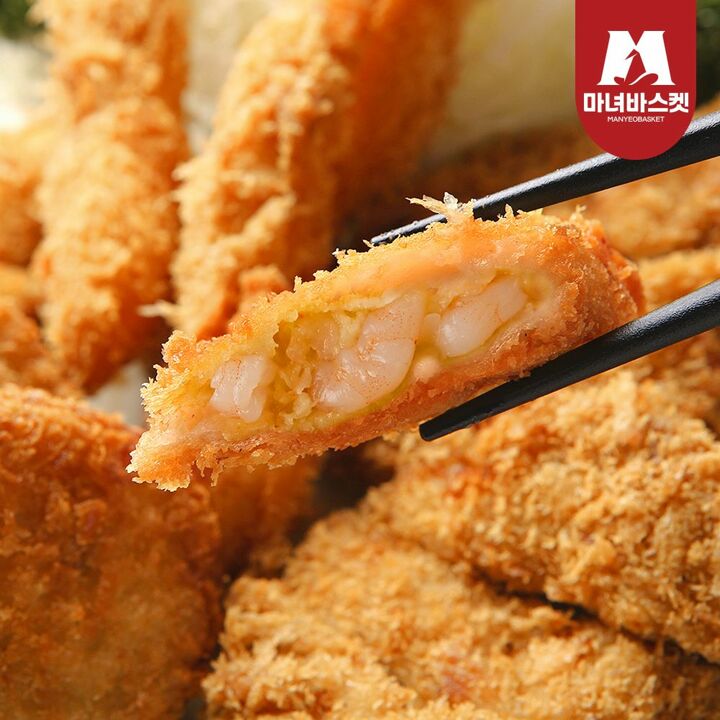 [G][마녀바스켓] 새우함량 55 오오통살 새우까스 1kg (20개입)