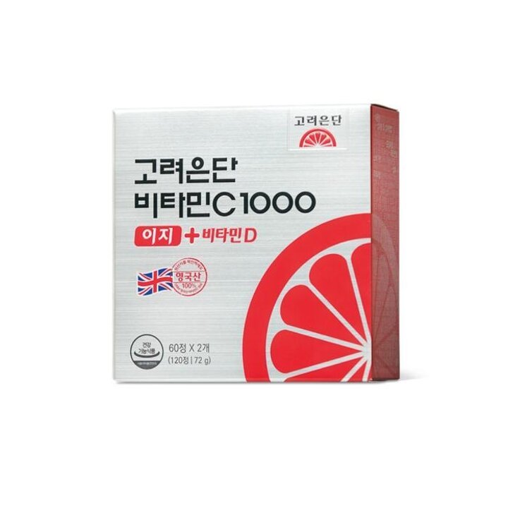 고려은단비타민C1000이지+비타민D2개월분120정x1개