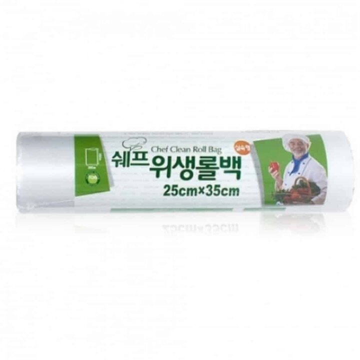 위생백 지퍼백 위생봉투 위생롤 25cm 35cm 100매 식품비닐봉투