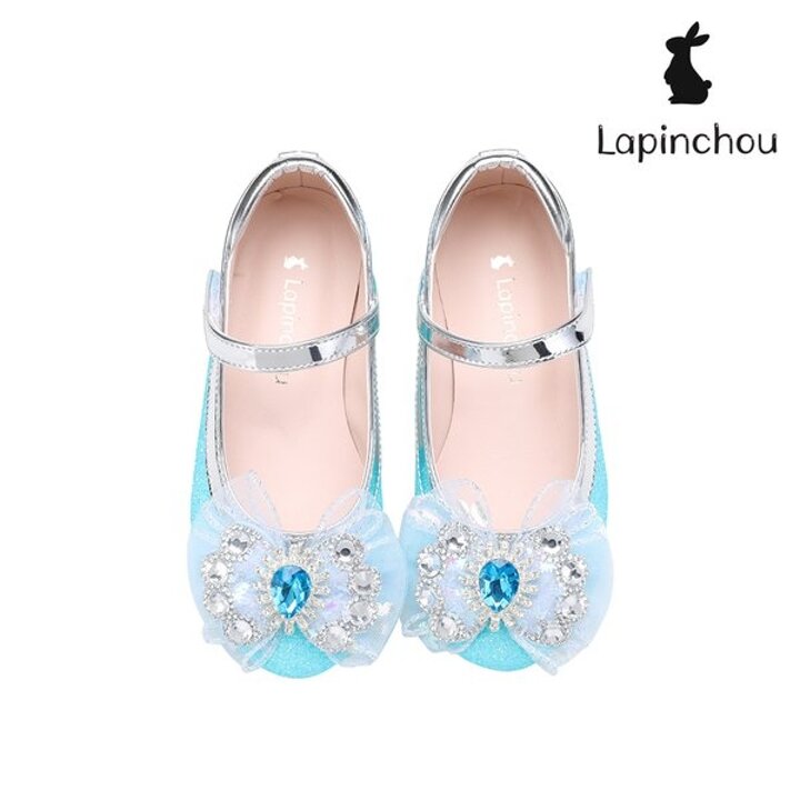 (대구신세계)[LAPINCHOU] 라팡슈 엘레나 라 름 드 페 메리제인 터코이즈 블루 글리터 키즈구두 여아구두