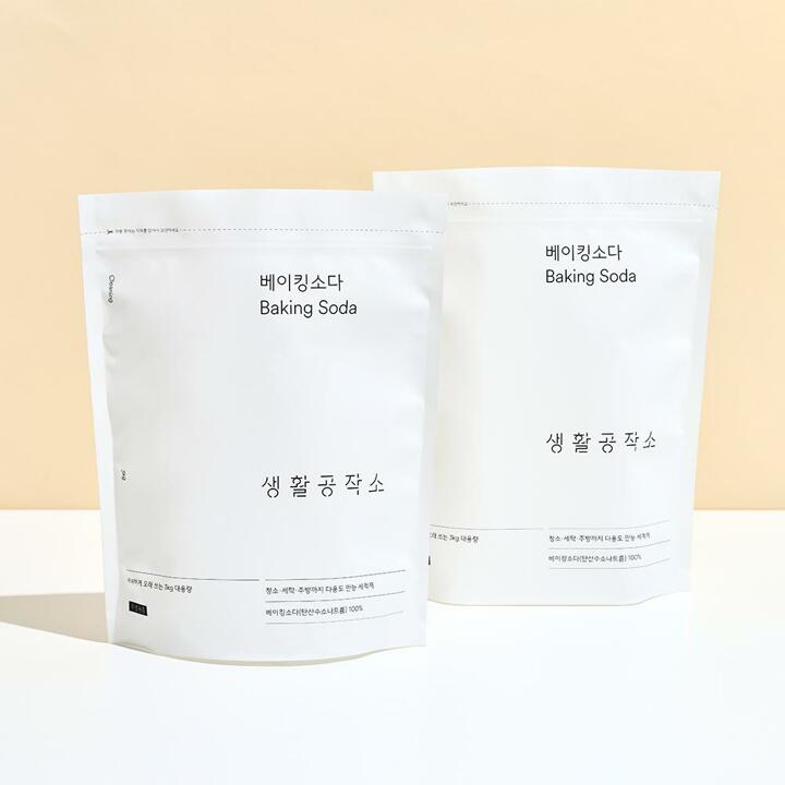 [생활공작소] 베이킹소다 (100 고순도) 대용량 3kg x 2개