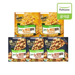 풀무원 노엣지피자 5개(코리안BBQ3개+포테이토콘2개)