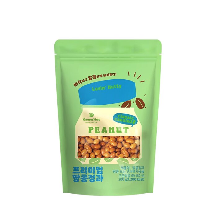 그린너트 프리미엄 땅콩정과 200g 땅콩강정