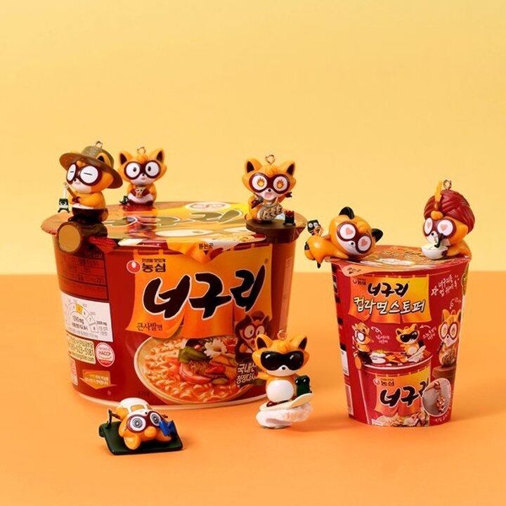 너구리 컵라면 스토퍼 9종 세트