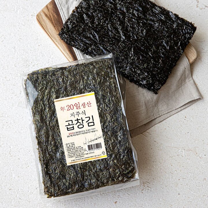 [인정식탁] 지주식 곱창김 선물세트 (1세트/100장)
