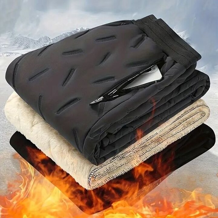 융털 방한 패딩 기모바지 남성 겨울 조거팬츠[35059229]