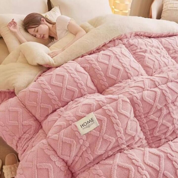 아트박스/예은 겨울 극세사 차렵 양모 모달 양털 침구 이불 담요