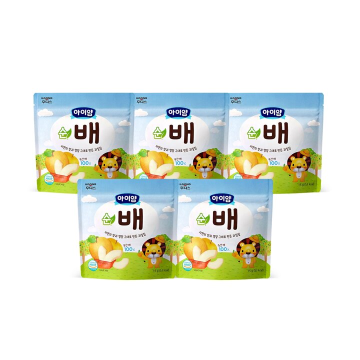 [S] 아이얌 동결건조 과일칩 순배 5개