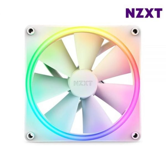A4027_PG219516 [하프클럽/셀러허브 가전]NZXT 쿨링팬 쿨러 냉각 RGB 조명 F140 DUO 화이트