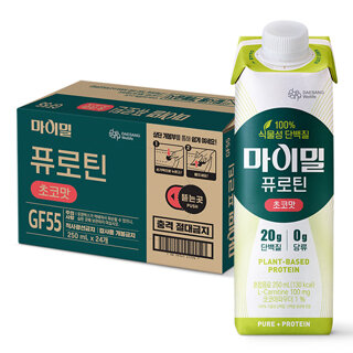 [대상웰라이프]식물성단백질 마이밀 퓨로틴 초코맛 (250mlx24팩), 1박스  (소비기한 26.06.29)