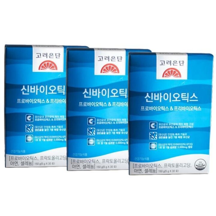 [고려은단]신바이오틱스프로바이오틱스프리바이오틱스5gX30포3개/SJ