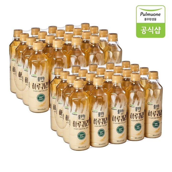 풀무원 국내산 100% 곡물차 하루귀리 500ml X 40병