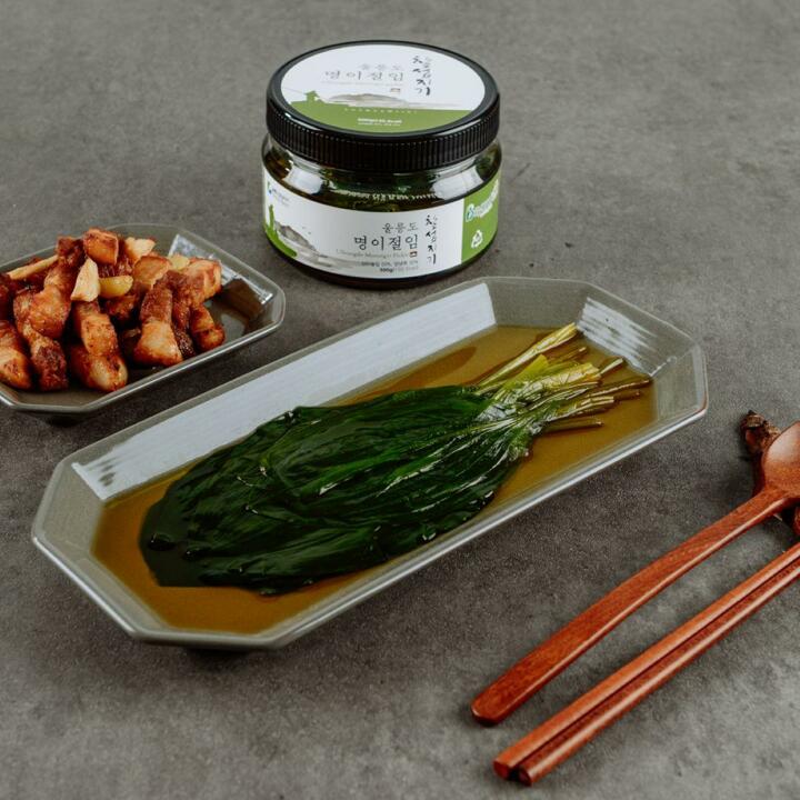 [참섬지기] 울릉도의 보배 울릉도 명이절임  130g