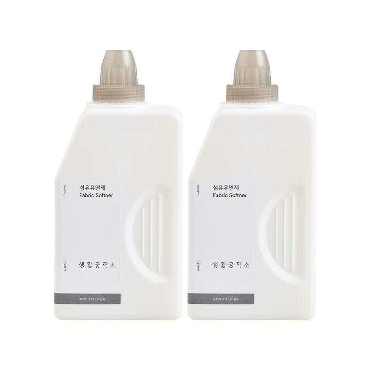 [생활공작소] 섬유유연제 릴리향 1.5L x 2개