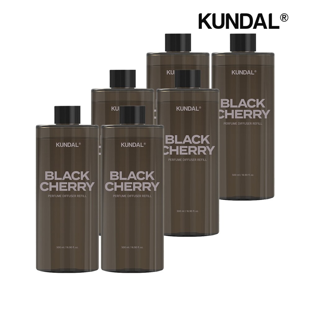 쿤달 퍼퓸 디퓨저 리필 블랙체리 500ml x6개
