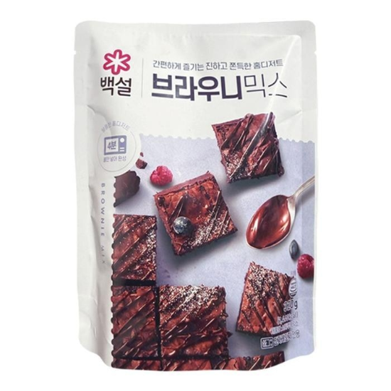 (주)셀러허브 53274004-홈베이킹 백설 브라우니믹스 320g 쿠킹6930