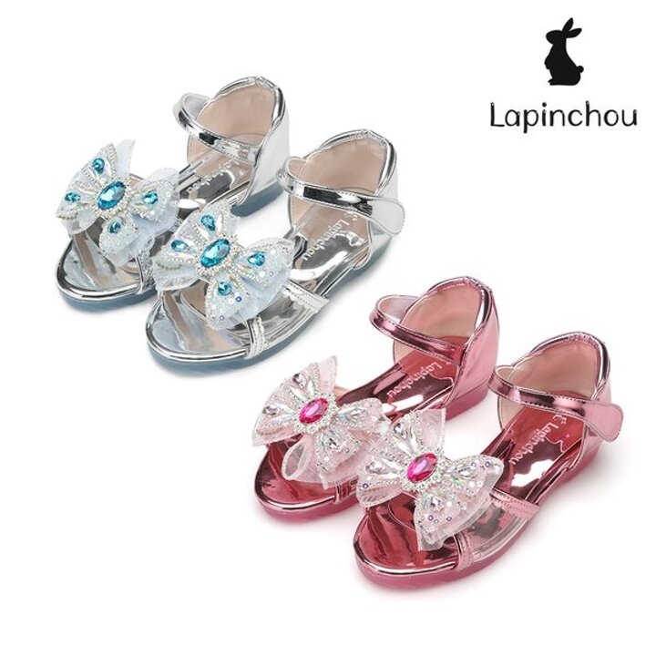 (신세계강남점)[LAPINCHOU] 라팡슈 엘레나 브리예 샌들 2 COLORS 키즈샌들 여아샌들 LPLMK1N2