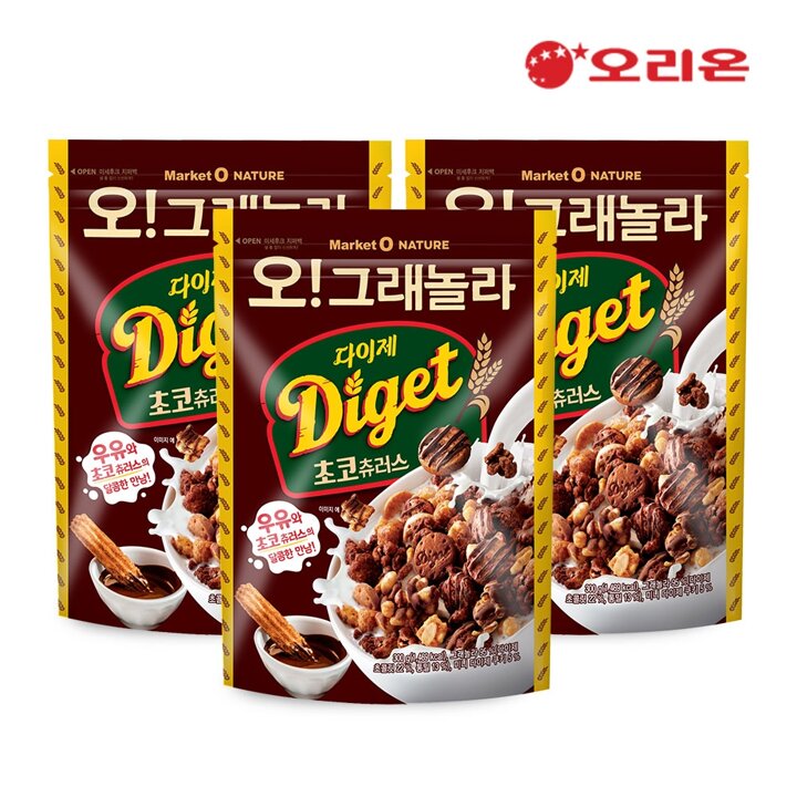 오리온 오그래놀라다이제 초코츄러스(300g) x 3개