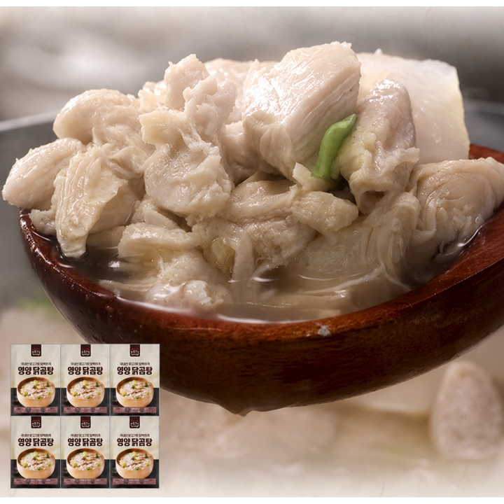 백년가게 늘채움 영양 닭곰탕 800g * 6팩 