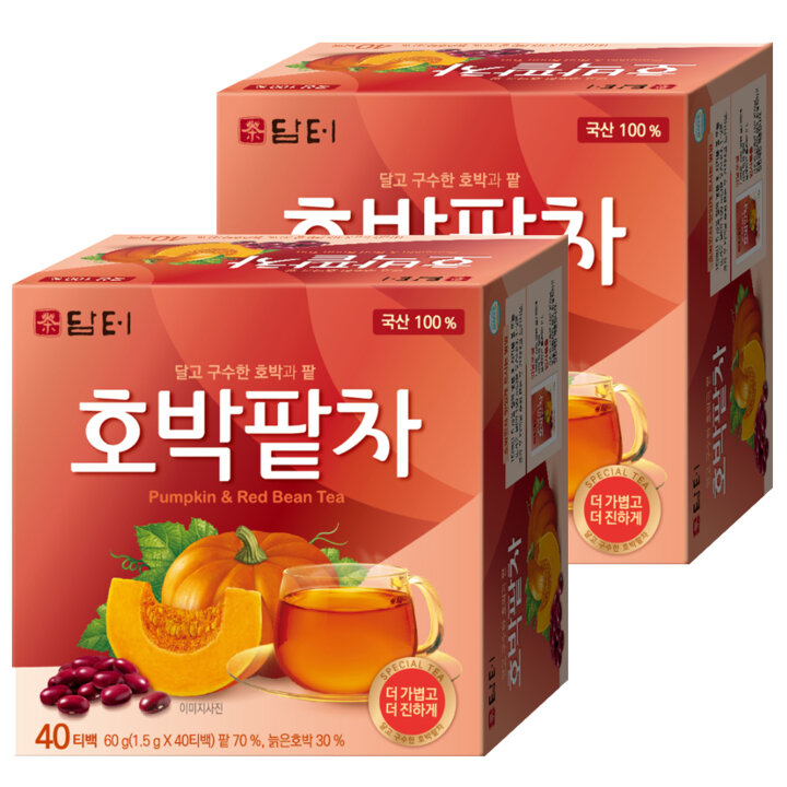 담터 호박 팥 차 80T (40T 2개)
