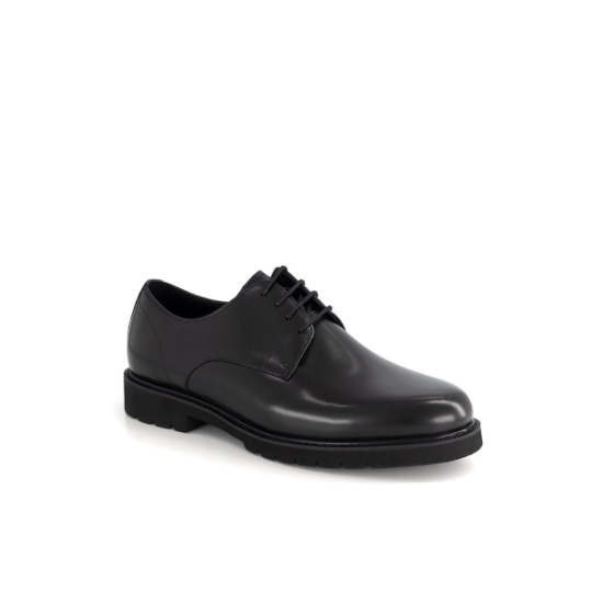 (신세계천안아산점)남성 더비슈즈 캐주얼 구두 블랙 (Q19144, BLACK)