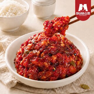 [마녀바스켓] 저온숙성 씨앗 젓갈 500g (오징어+낙지+청어알) 1팩