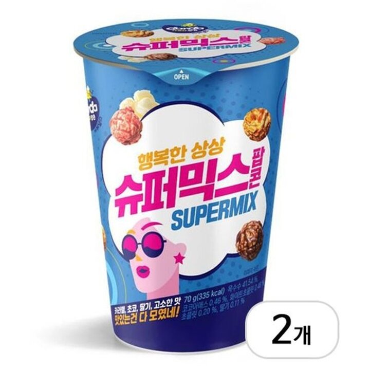 커널스 슈퍼믹스 팝콘 L컵 70g x 2개[34598224]
