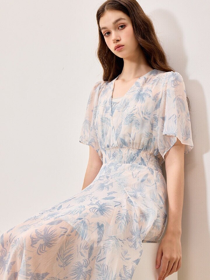 [리스트(LIST)] 고혹적인 플라워 레이스 슬립 세트 원피스 (택가격 398000원)