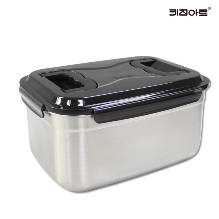 키친아트 스텐레스 밀폐용기 김치통 4호 (9.5L) 스텐김치통